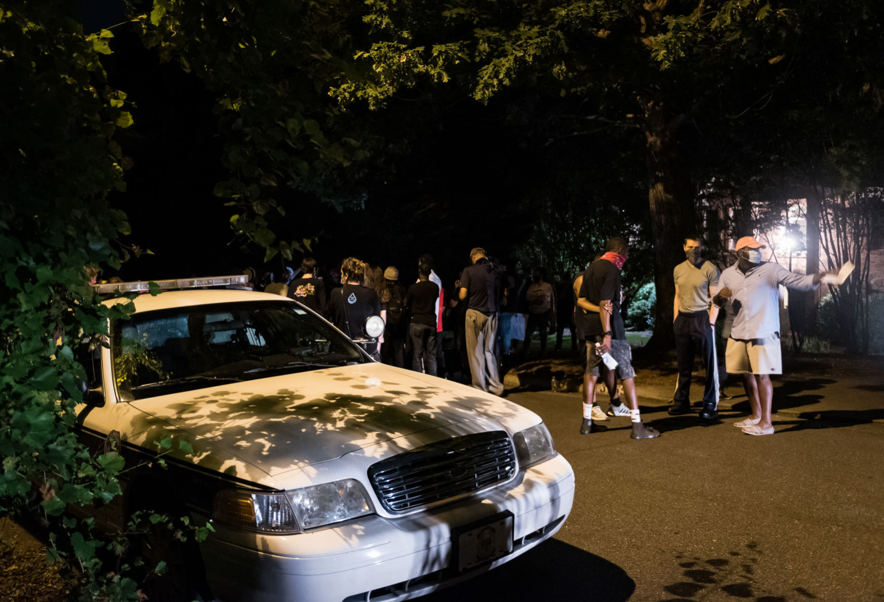 Protest at Mayor Allen Joinesā House